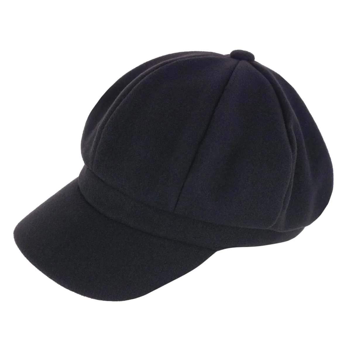 CTM® Women's Wool Cabbie Baker Cap