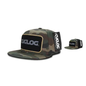 Cuglog C31 Patch Snapback Hats 6 Panel Structured Retro Stylish Caps