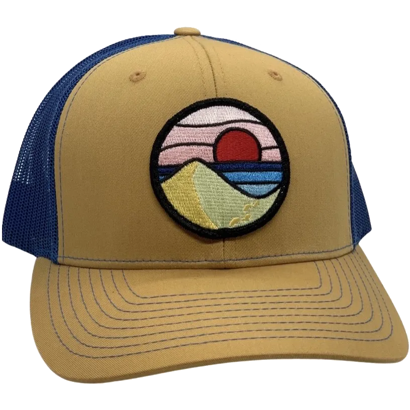 Curved Brim Trucker w/ Beach Day