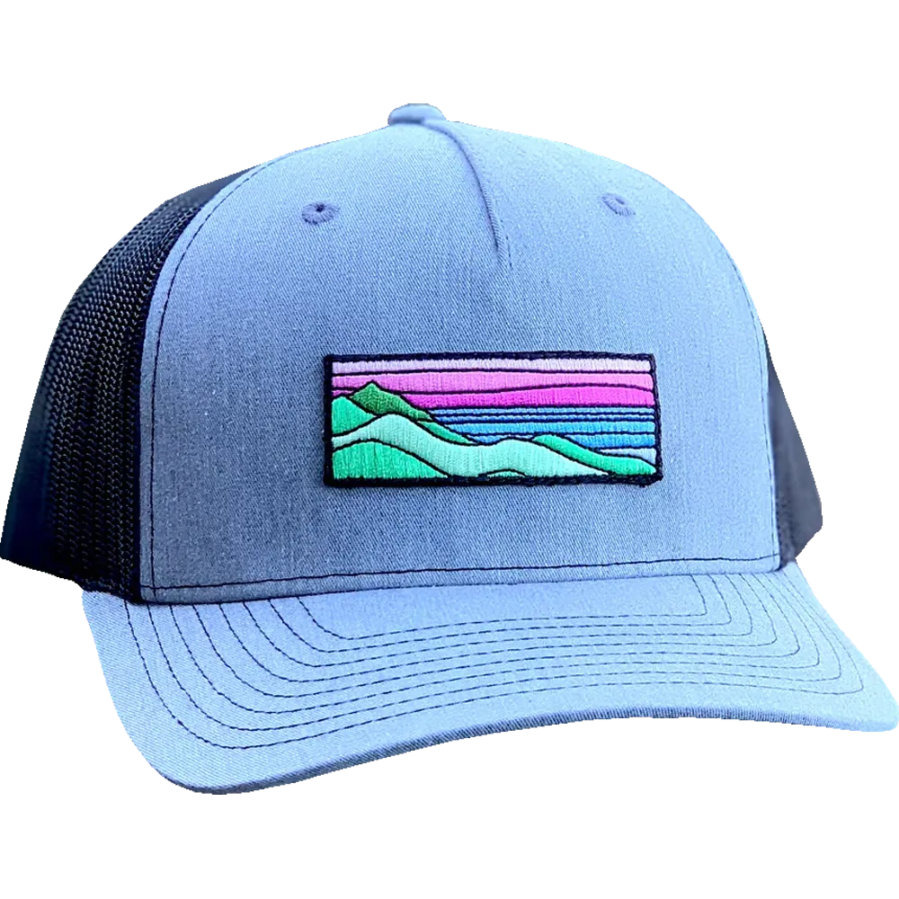 Curved Brim Trucker w/ Ridgecrest Patch