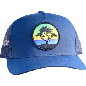 Curved Brim Trucker with Cypress Patch