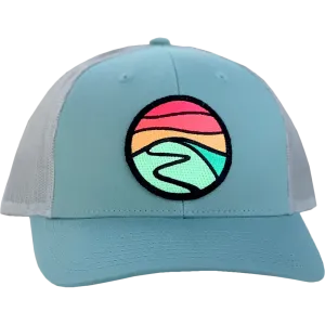 Curved Brim Trucker with Hilltop Patch