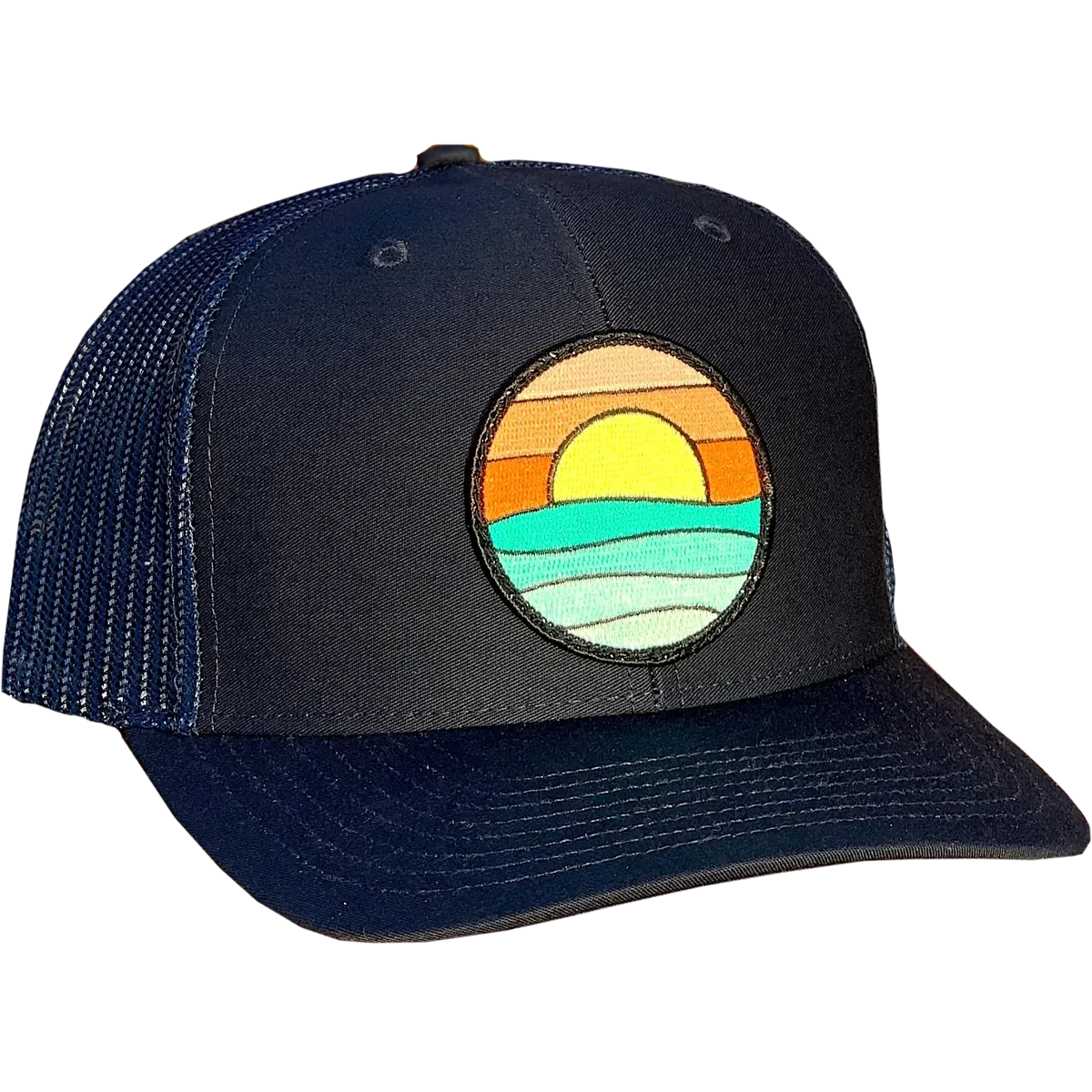 Curved Brim Trucker with Serenity Patch