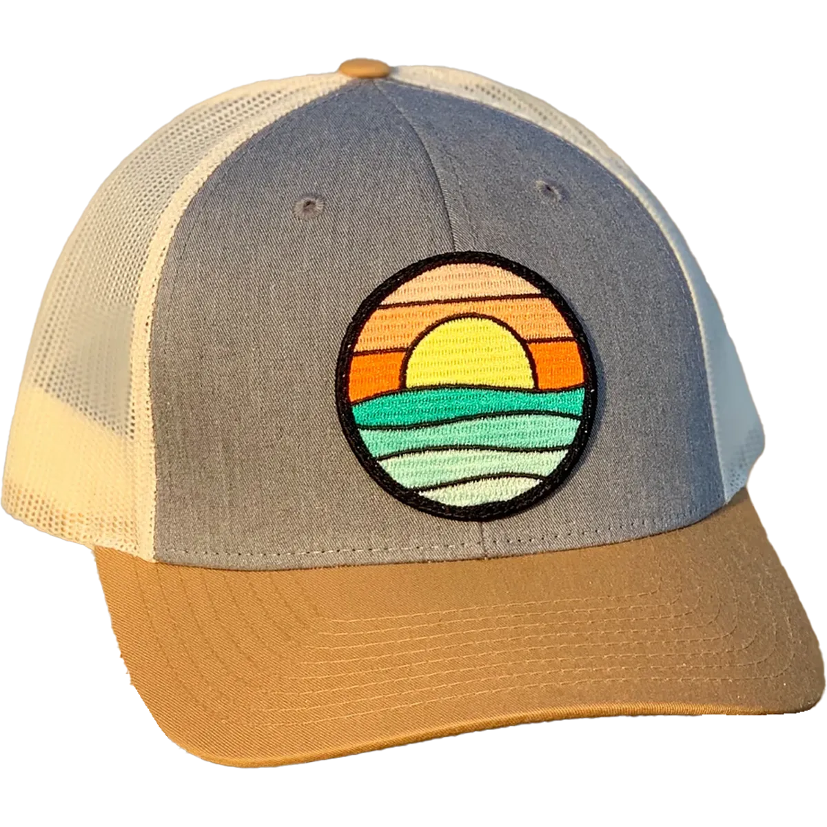Curved Brim Trucker with Serenity Patch