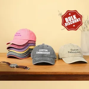Custom Embroidered Dad Hats