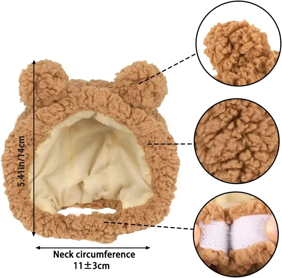 Cute Cat Costume Warm Bear Hat