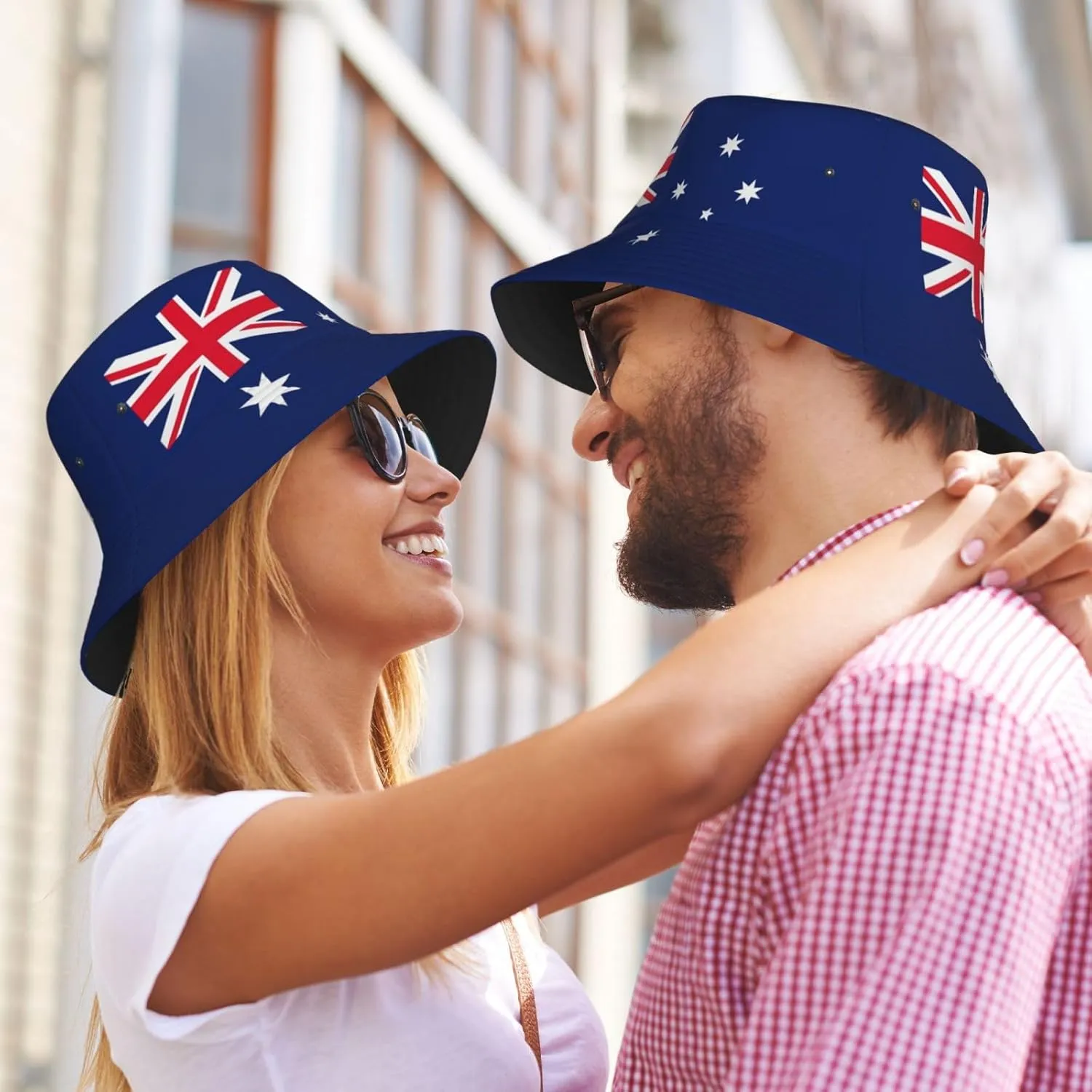 Cute Flag Bucket Hat Wide Brim Protection Sun Hat Fishing Hiking Travel Outdoor Flag Hats for Men Women