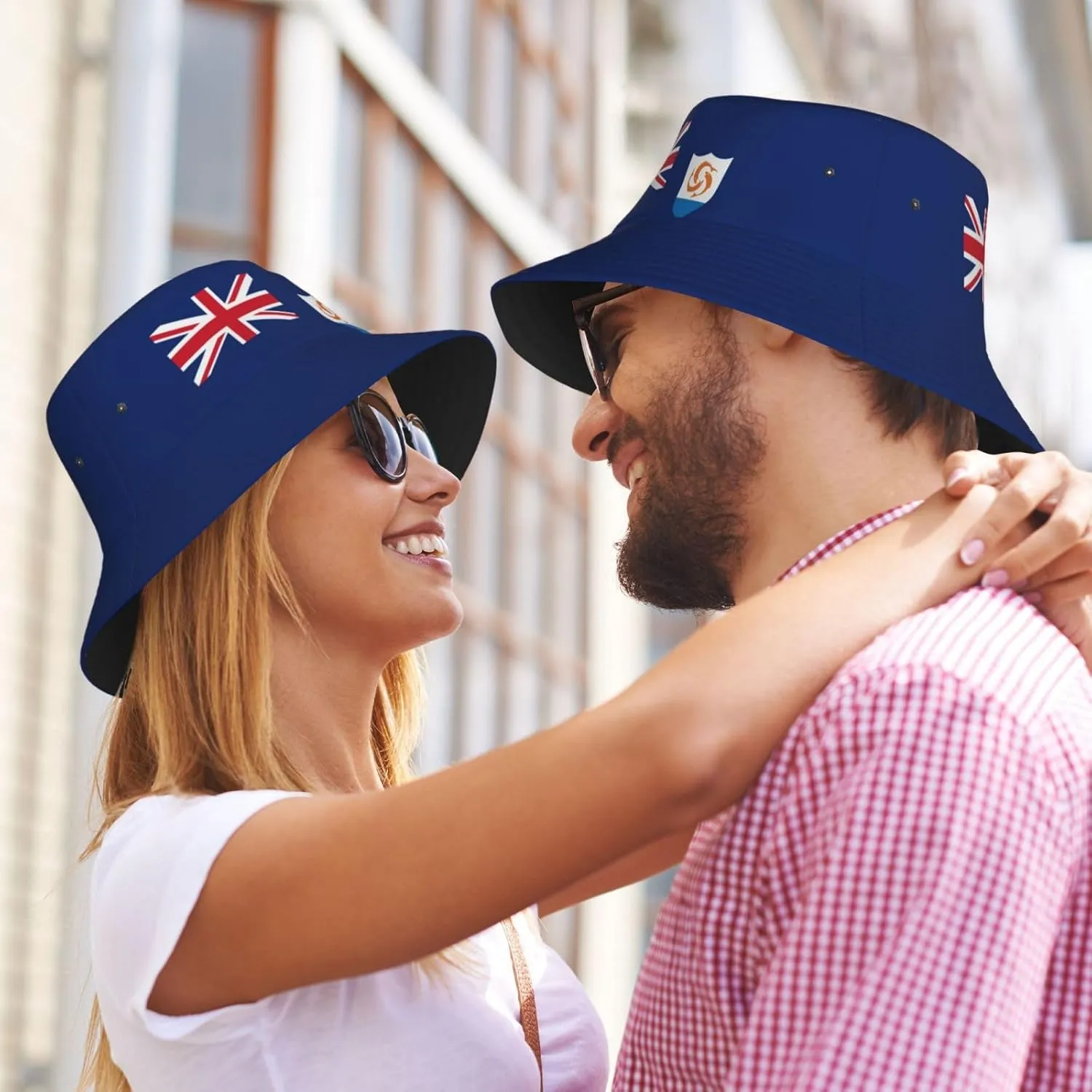 Cute Flag Bucket Hat Wide Brim Protection Sun Hat Fishing Hiking Travel Outdoor Flag Hats for Men Women