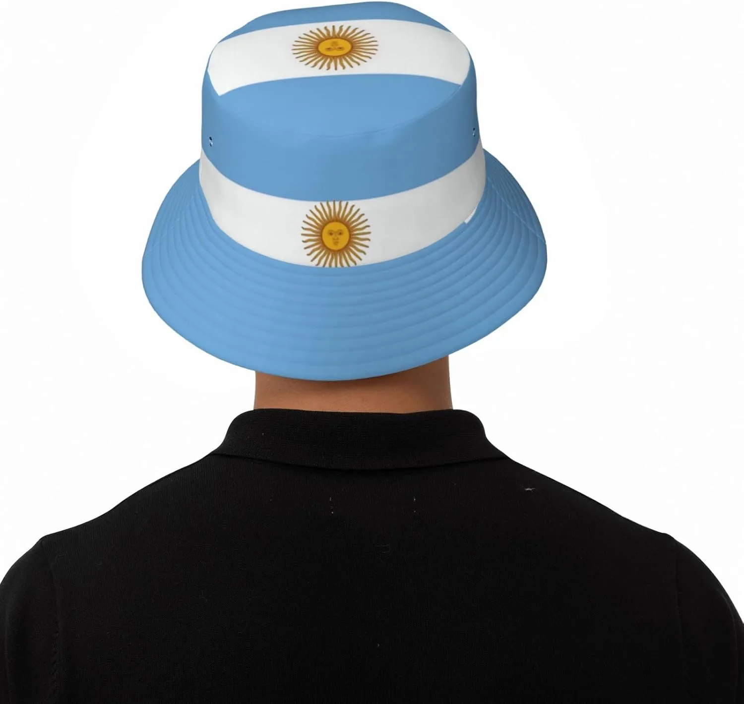 Cute Flag Bucket Hat Wide Brim Protection Sun Hat Fishing Hiking Travel Outdoor Flag Hats for Men Women