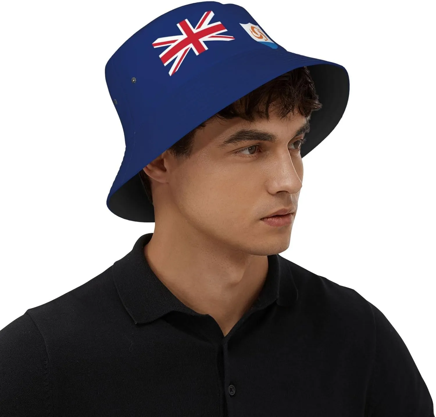 Cute Flag Bucket Hat Wide Brim Protection Sun Hat Fishing Hiking Travel Outdoor Flag Hats for Men Women