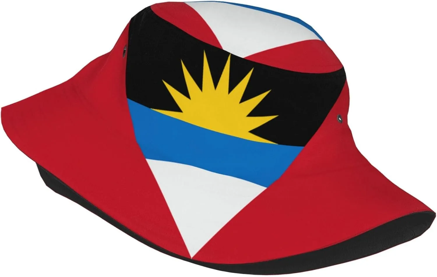 Cute Flag Bucket Hat Wide Brim Protection Sun Hat Fishing Hiking Travel Outdoor Flag Hats for Men Women