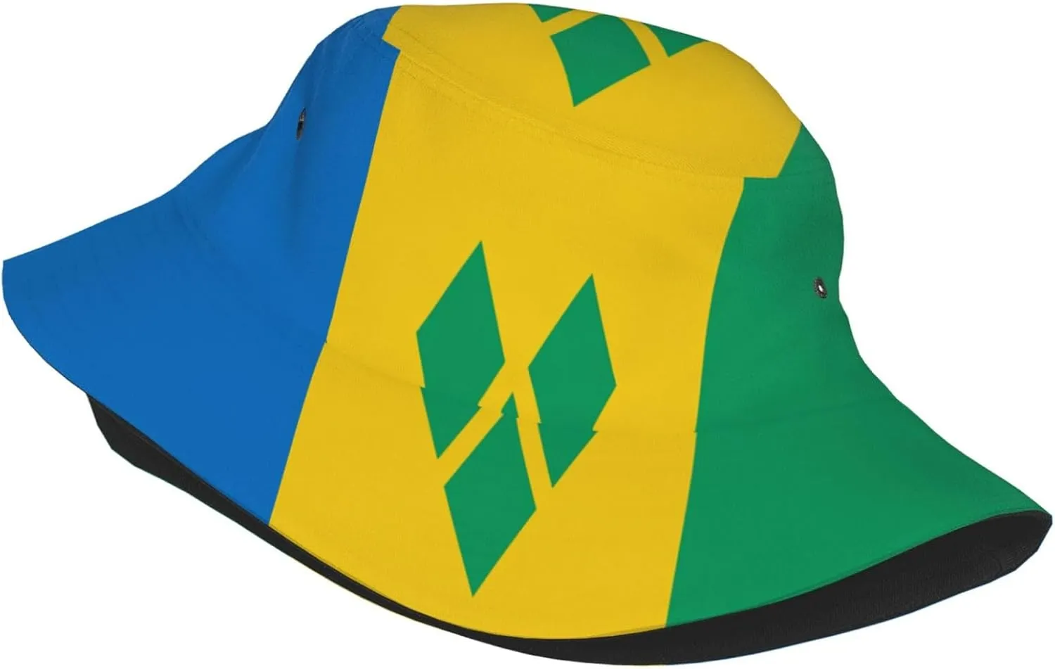Cute Flag Bucket Hat Wide Brim Protection Sun Hat Fishing Hiking Travel Outdoor Flag Hats for Men Women