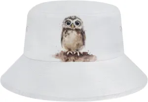 Cute Little Owl Sun Hats Boonie Hat Bucket Hat Outdoor Hats Lightweight Men Women Wide Brim Fishing Hiking