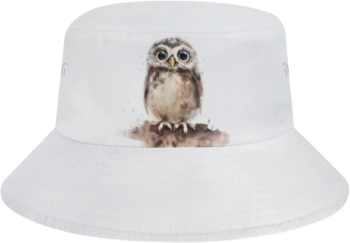 Cute Little Owl Sun Hats Boonie Hat Bucket Hat Outdoor Hats Lightweight Men Women Wide Brim Fishing Hiking