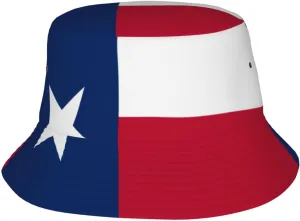 Cute State Flag Bucket Hat for Women Men Summer Travel Sun Beach Fishing Cap Hats