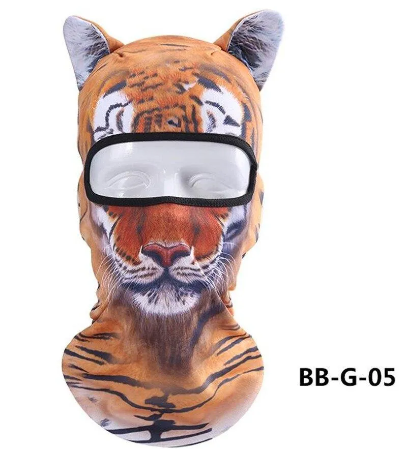 Cycling 3D Animal Ear Balaclava Full Face Mask Hats