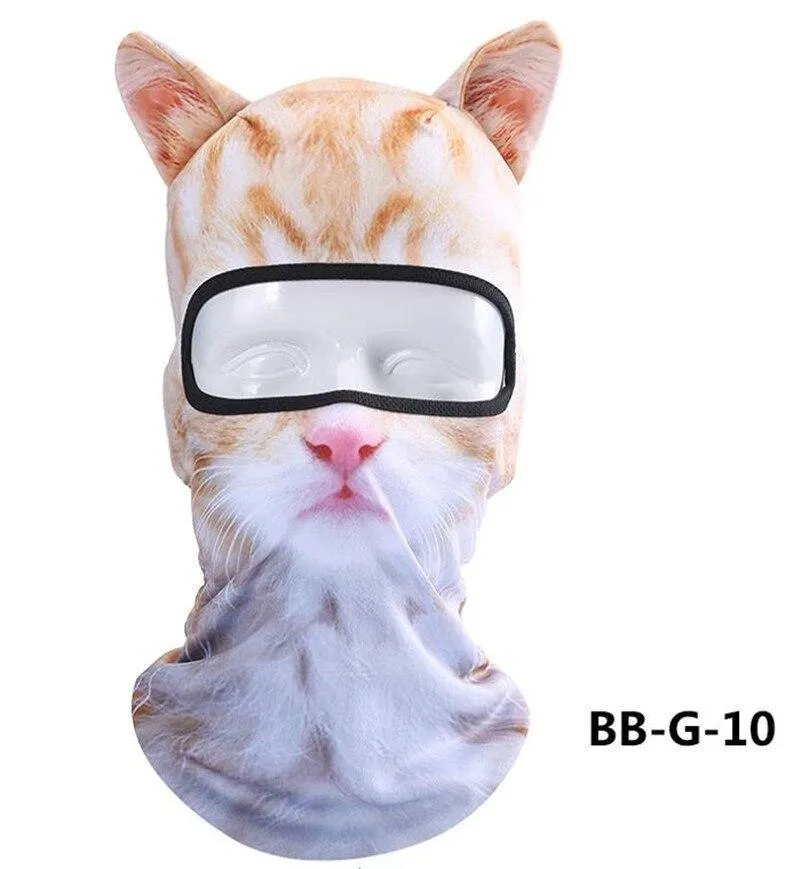 Cycling 3D Animal Ear Balaclava Full Face Mask Hats