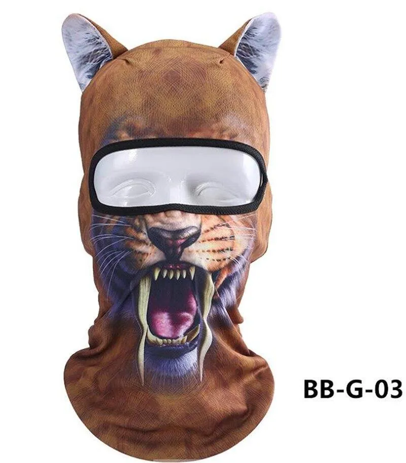 Cycling 3D Animal Ear Balaclava Full Face Mask Hats
