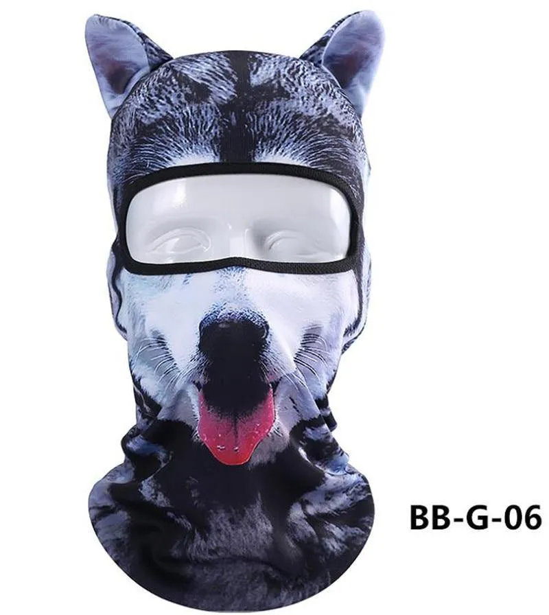 Cycling 3D Animal Ear Balaclava Full Face Mask Hats