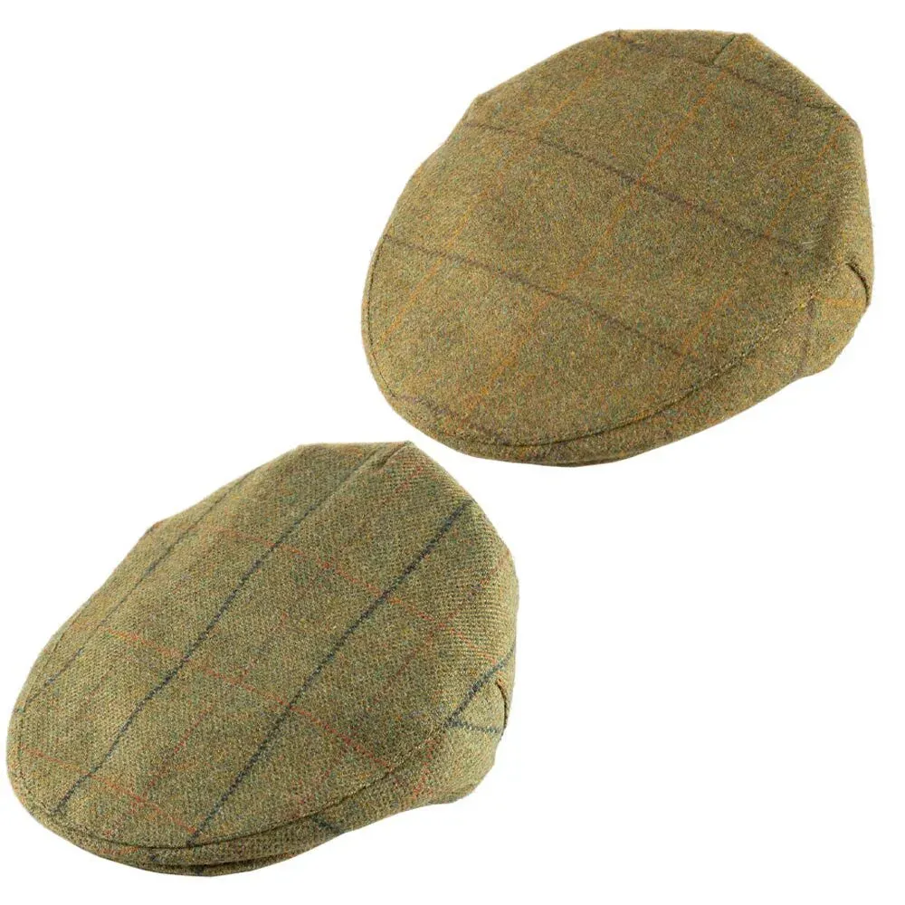 Danby Derby Tweed Cap Dark Check