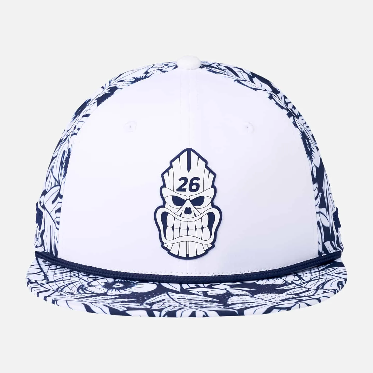 Darkness Tiki Skull 6 Panel Flat Bill
