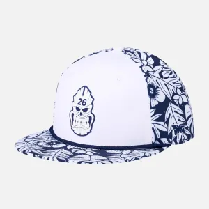 Darkness Tiki Skull 6 Panel Flat Bill