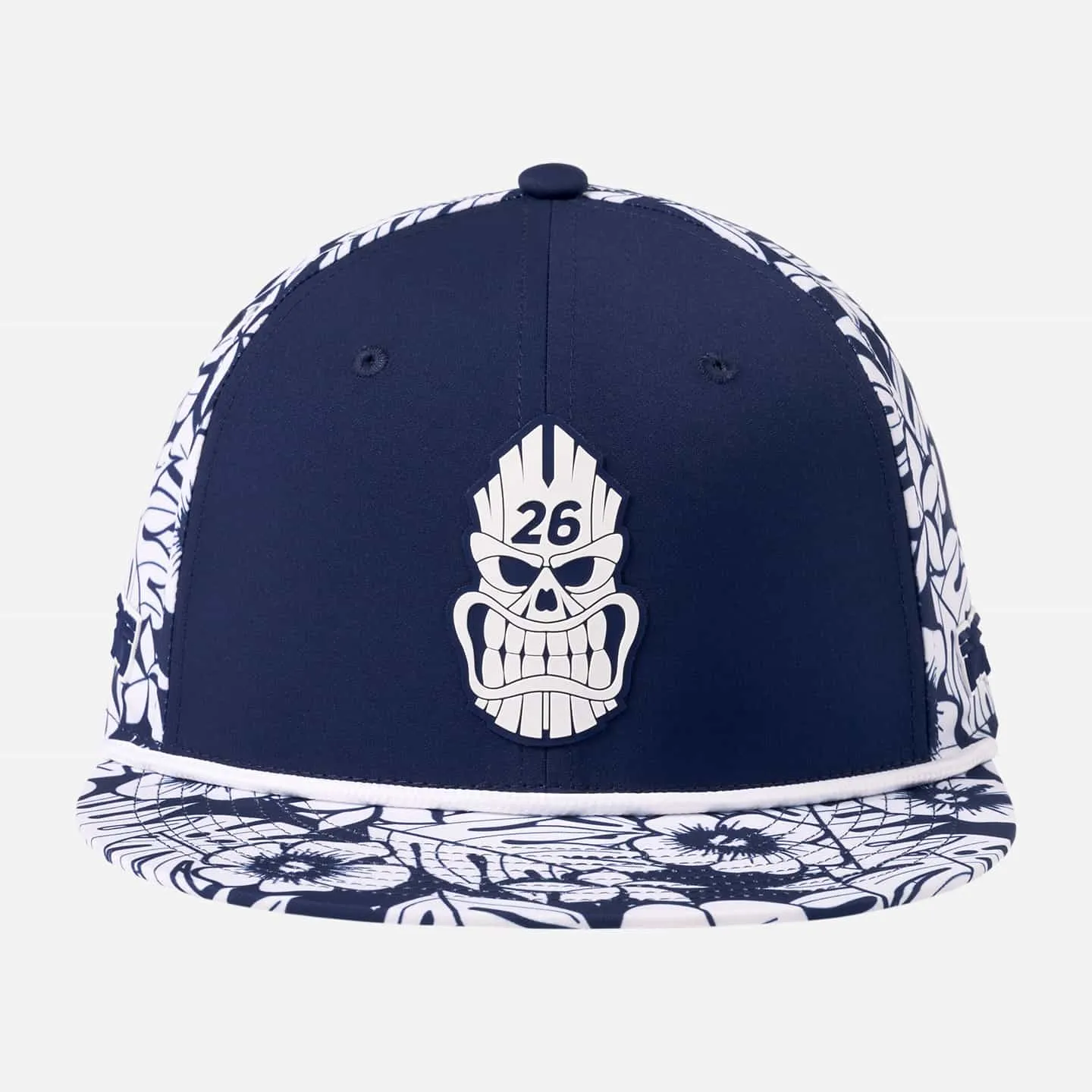Darkness Tiki Skull 6 Panel Flat Bill