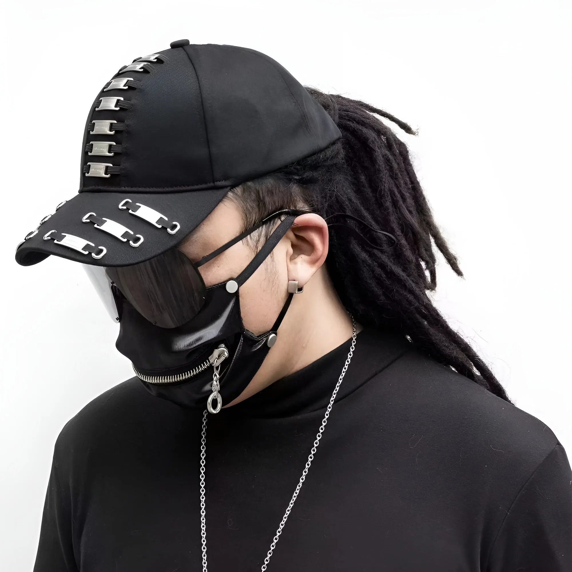 Darkwear Cap with Metal Frame Tags