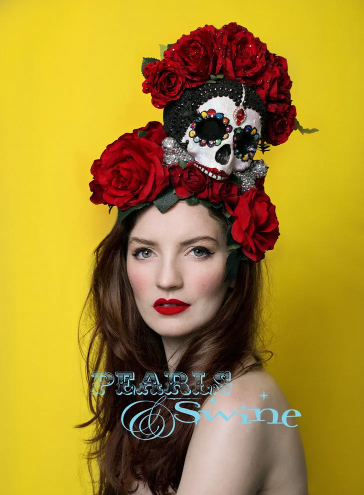Day of the Dead Sugar Skull Hat "The Unforgotten"