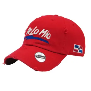 De lo mio  embroidered  logo Dominican Vintage Hat