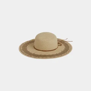 Demi Floppy Hat - Sand/Brown