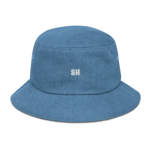 Denim bucket hat