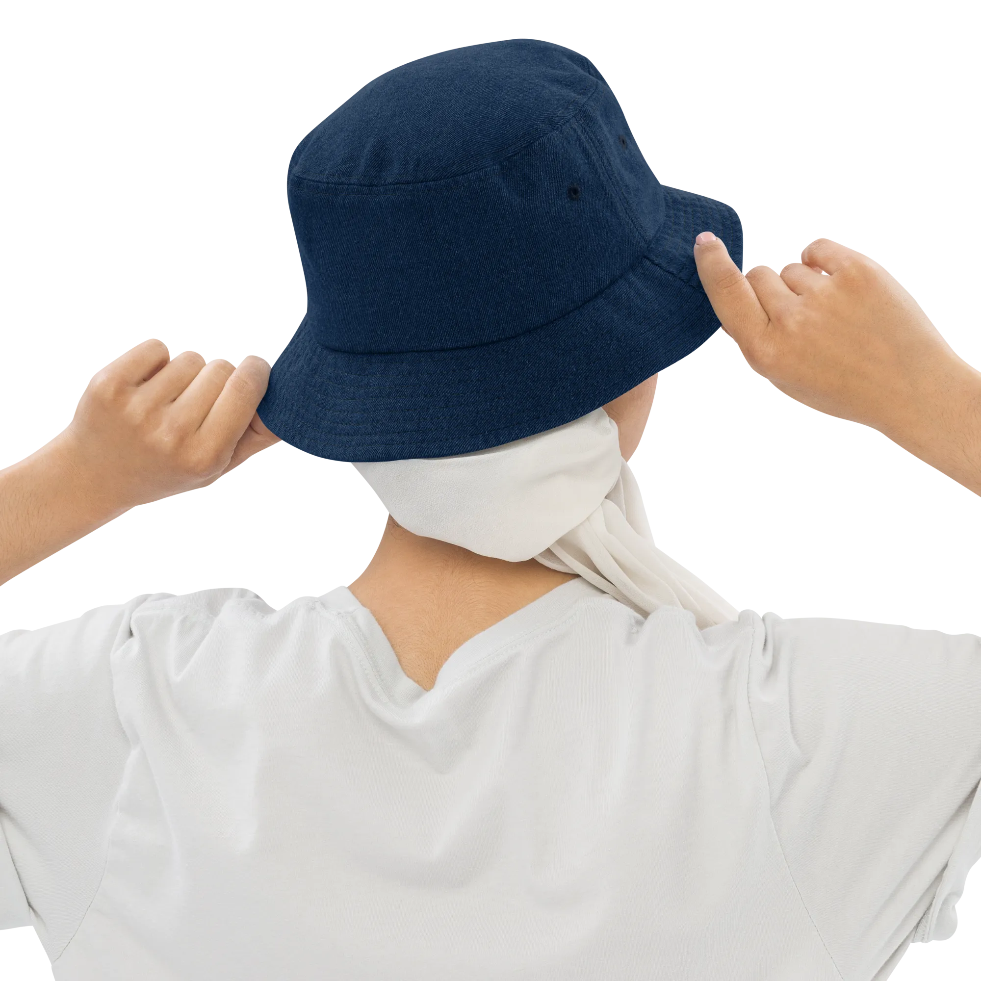 Denim bucket hat