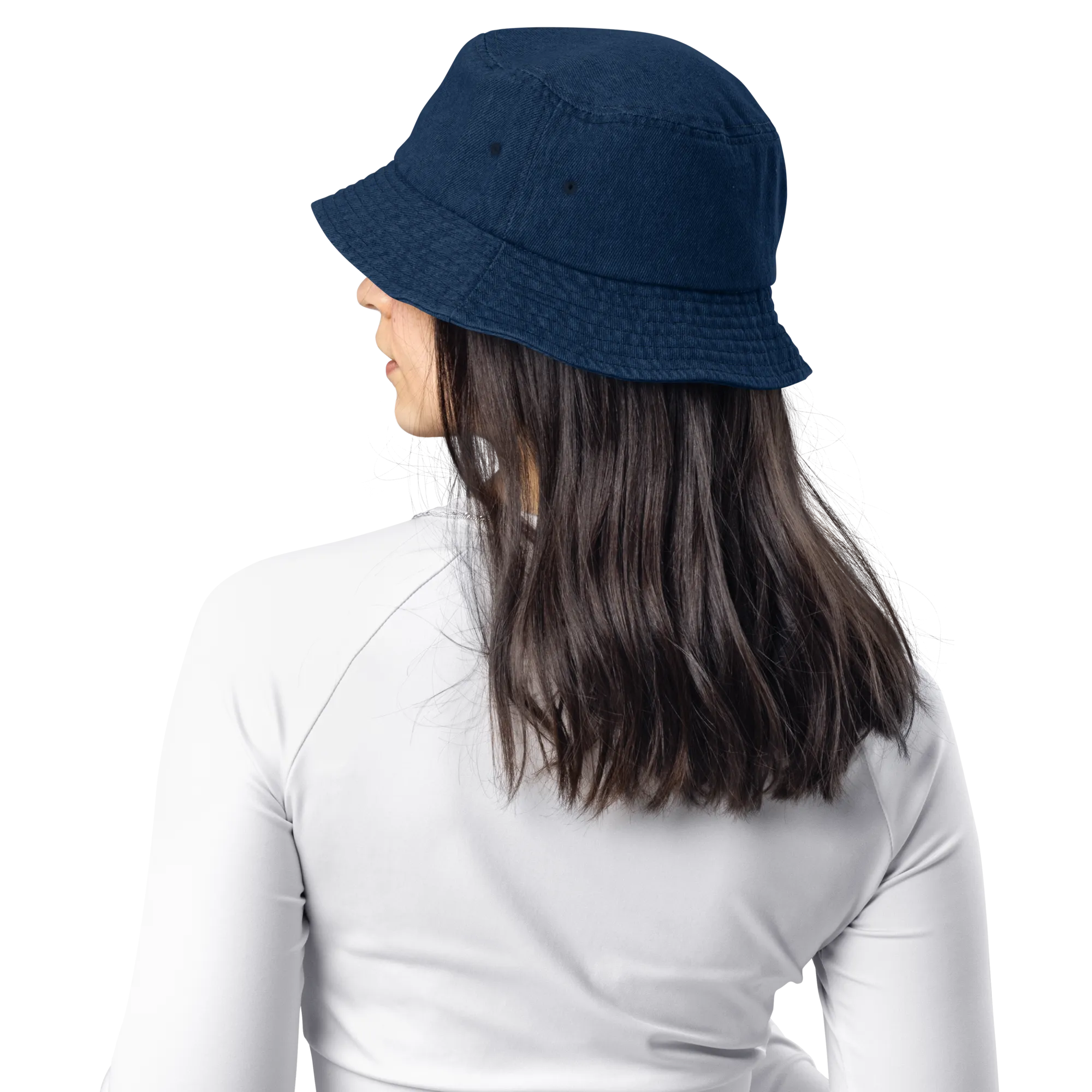 Denim bucket hat
