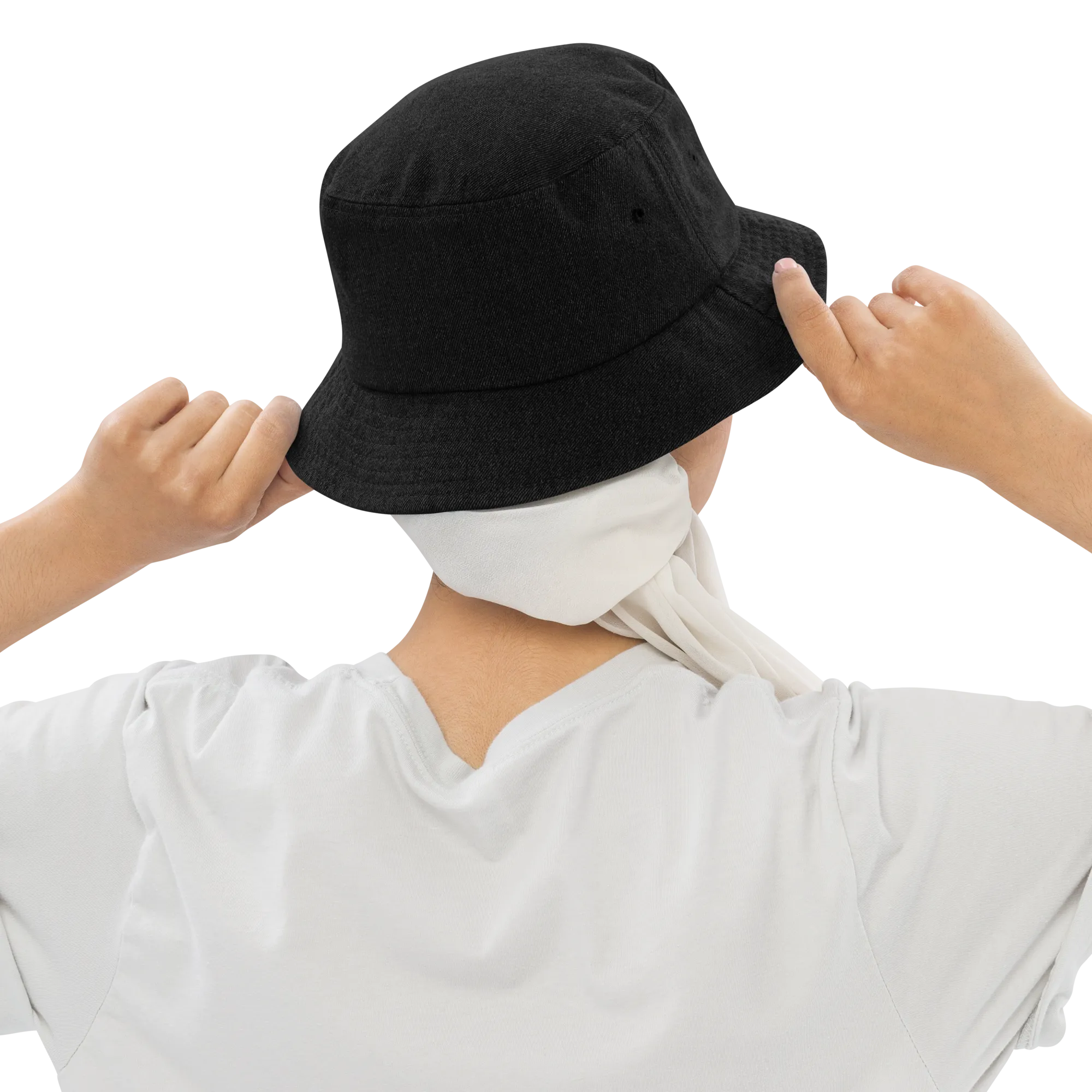 Denim bucket hat