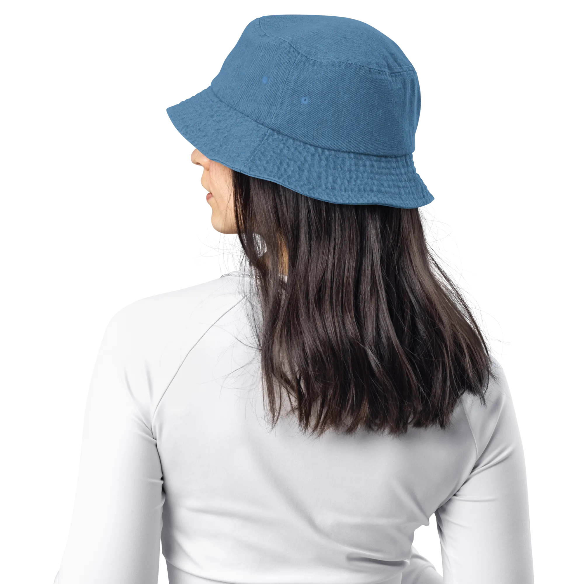 Denim bucket hat