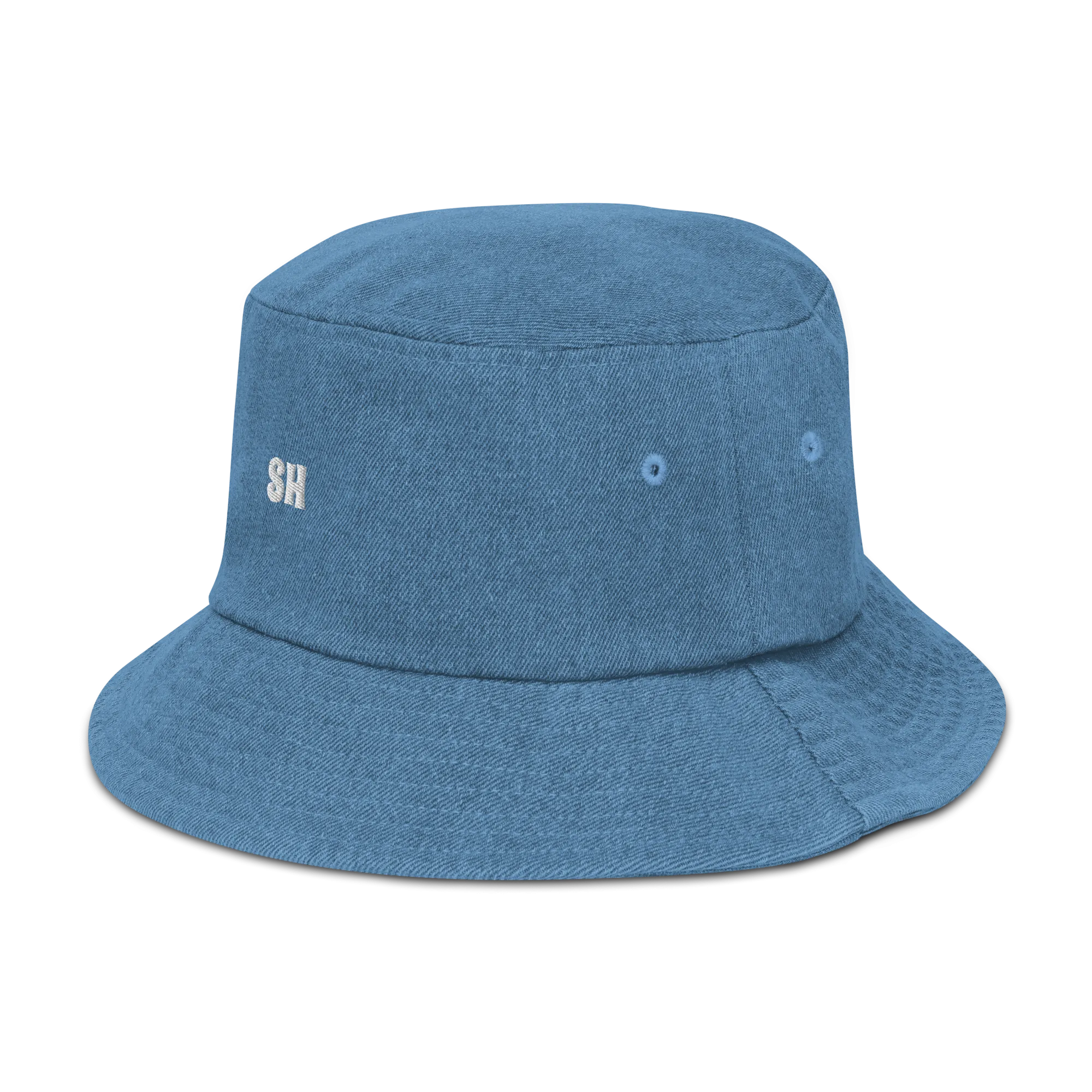Denim bucket hat