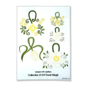 Design Stitch Out for Embroidery CD #214 Towel Magic