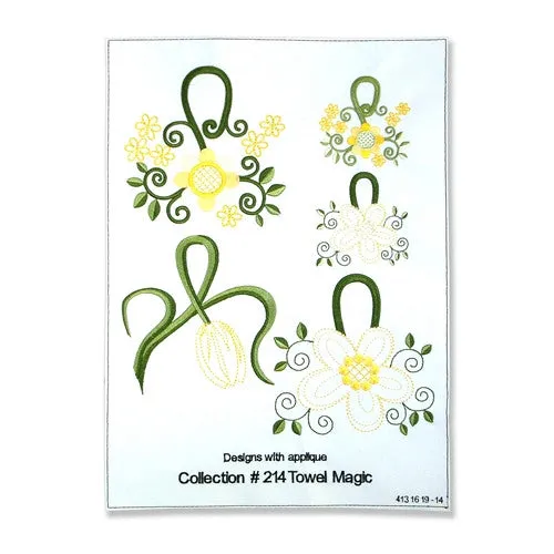 Design Stitch Out for Embroidery CD #214 Towel Magic