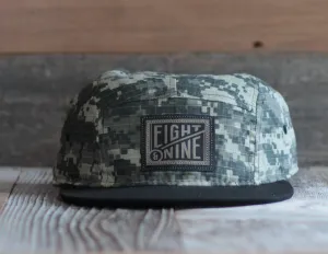Digi-Camo 5 Panel Strapback Camper Hat