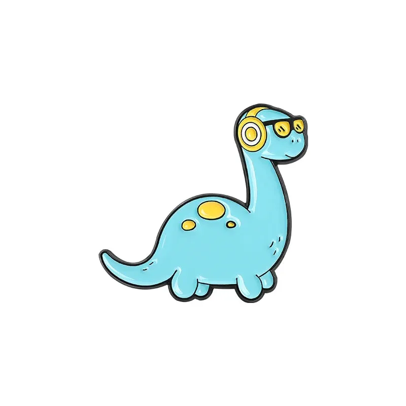 Dinosaur Enamel Pin Set