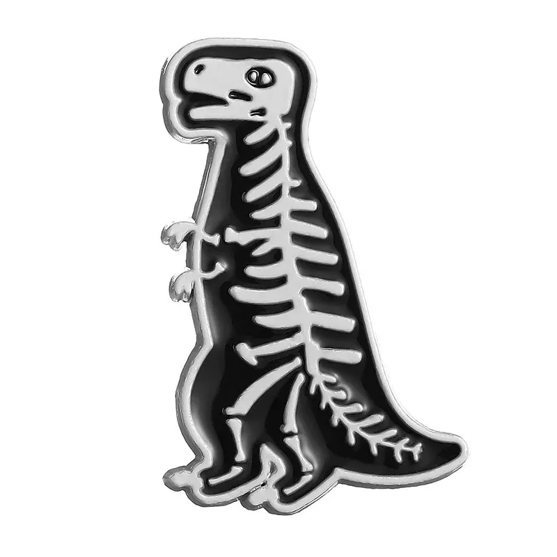 Dinosaur Skeleton Enamel Pins