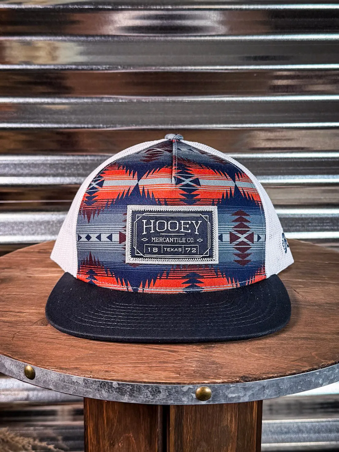 DOC Hooey Hat - Navy/Grey/Orange