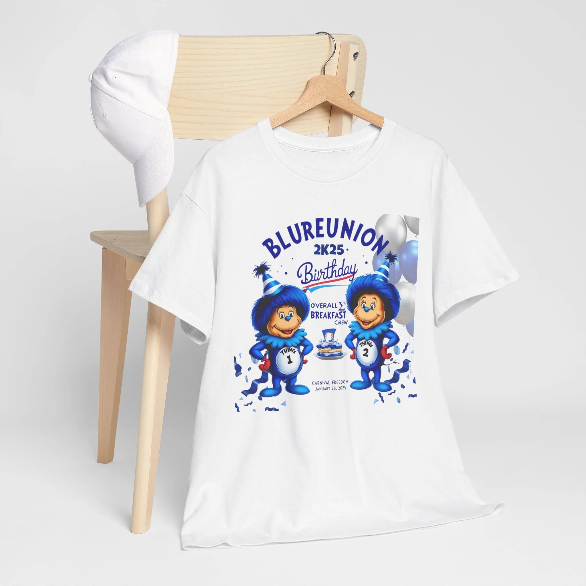 Dr Seuss Inspired Tee- BirthDay Breakfast with Mike - Carnival Freedom - January 26, 2025
