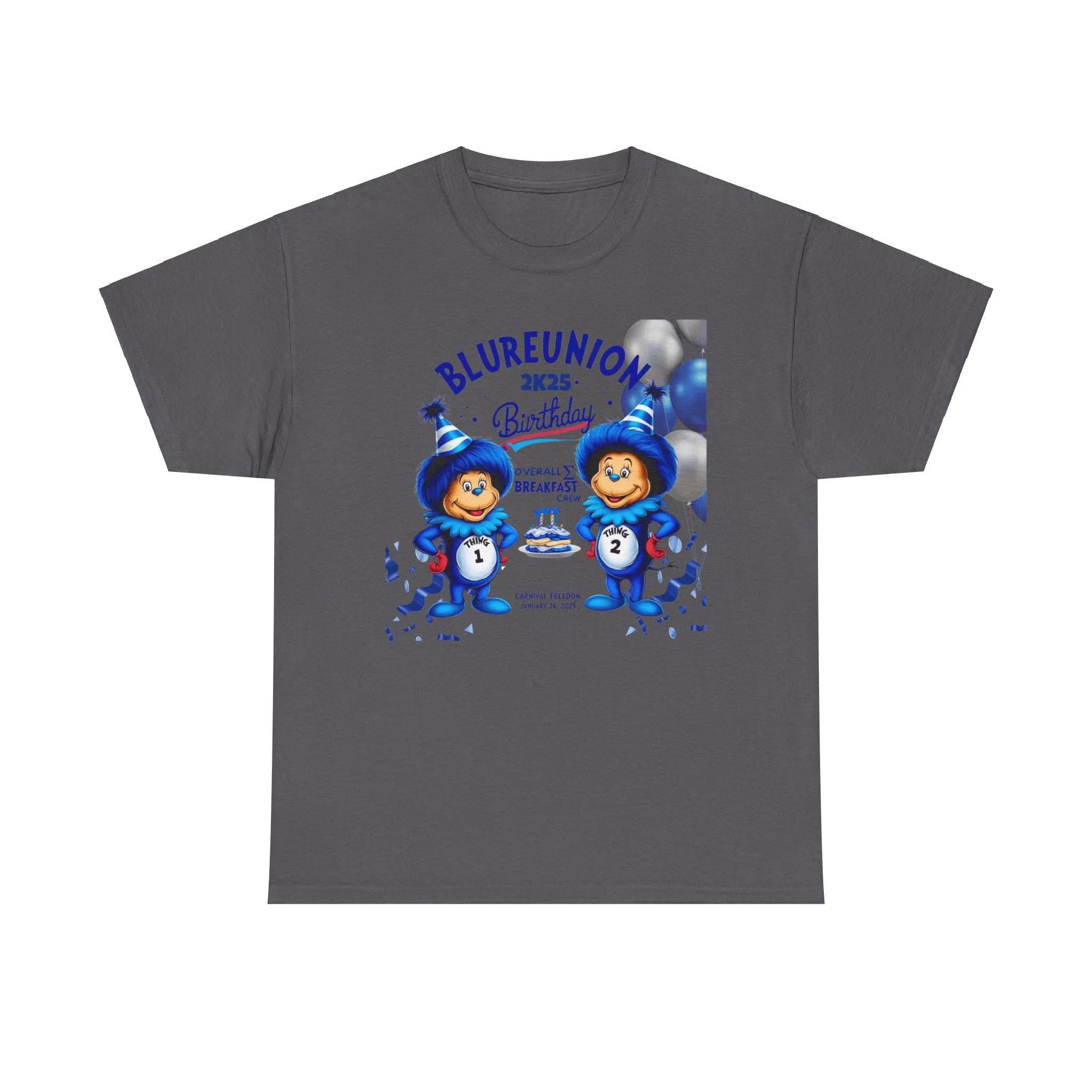 Dr Seuss Inspired Tee- BirthDay Breakfast with Mike - Carnival Freedom - January 26, 2025
