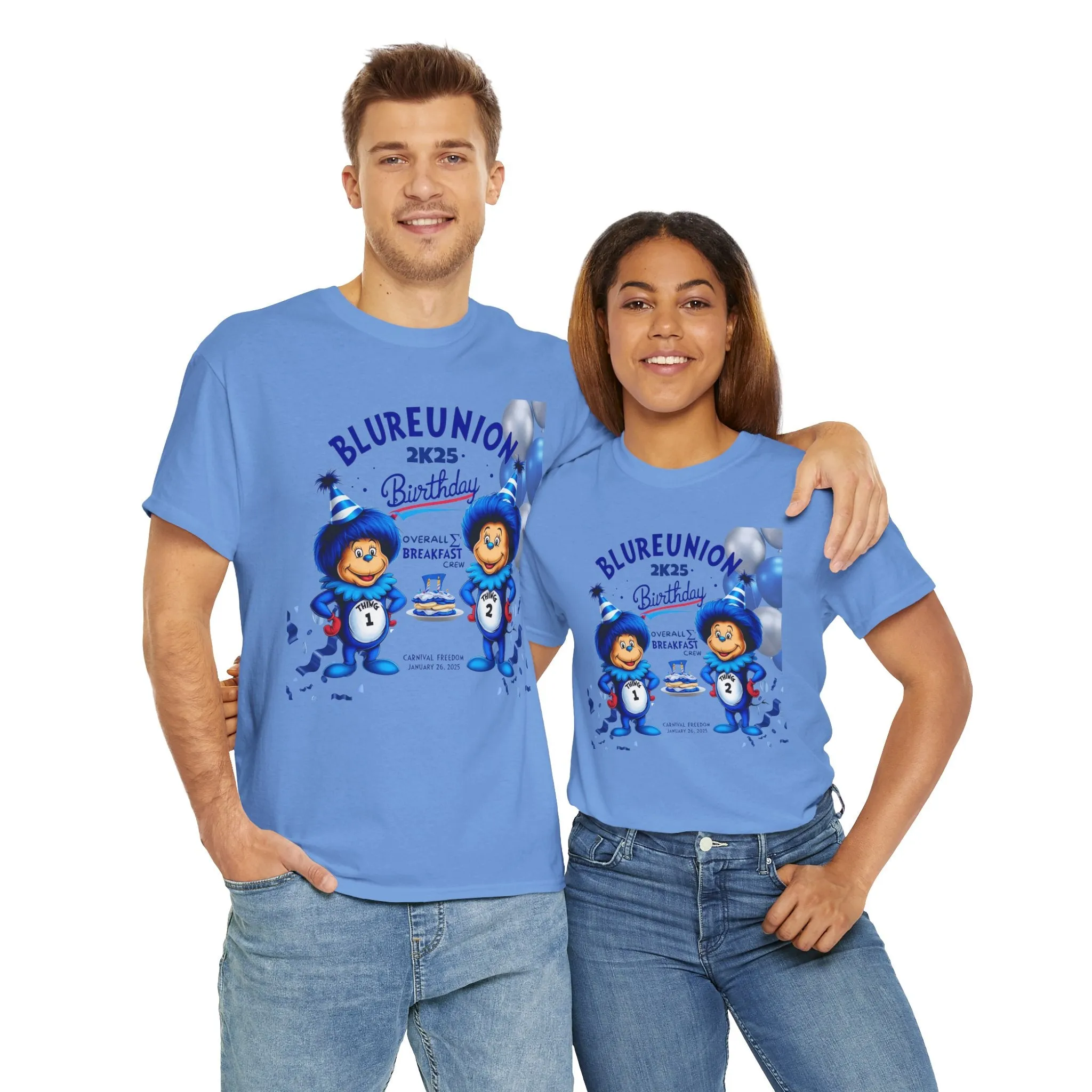 Dr Seuss Inspired Tee- BirthDay Breakfast with Mike - Carnival Freedom - January 26, 2025