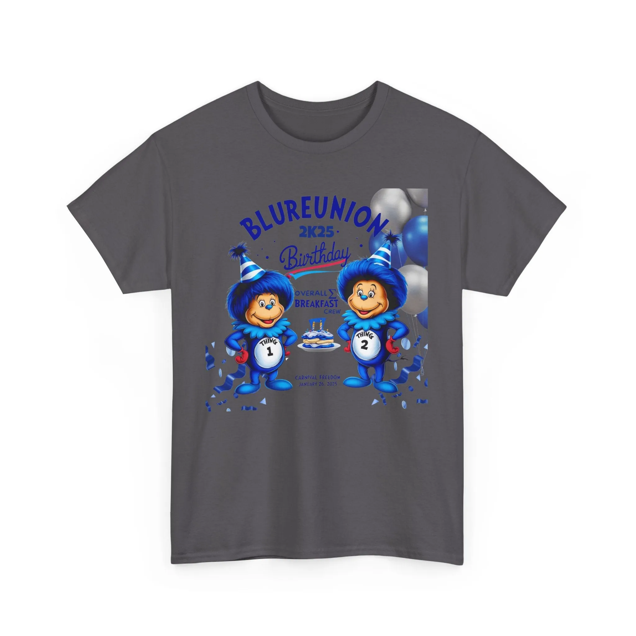 Dr Seuss Inspired Tee- BirthDay Breakfast with Mike - Carnival Freedom - January 26, 2025