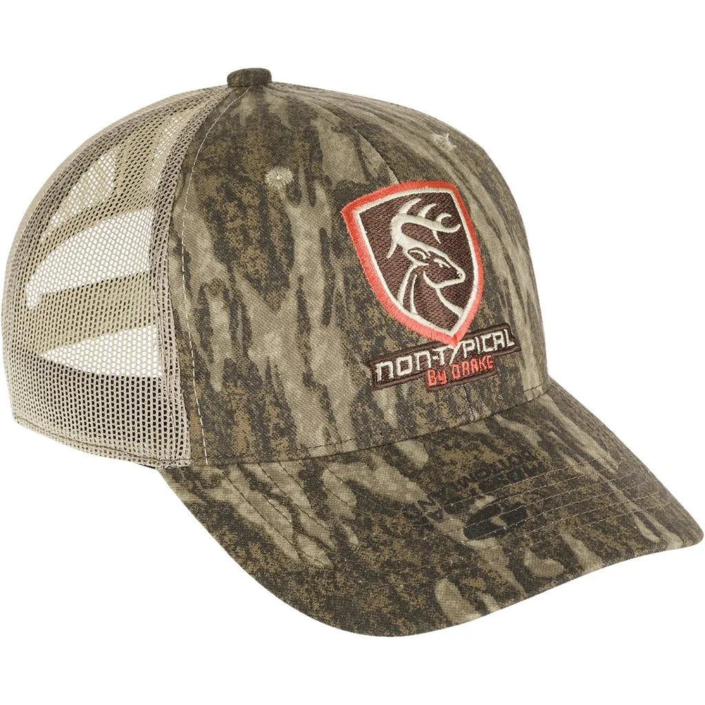 Drake Non-Typical Logo Camo Mesh Back Cap