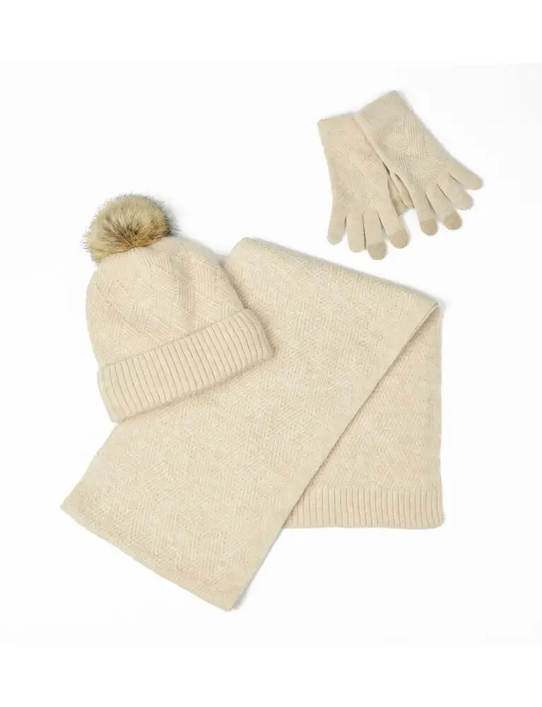 Dublin Winter Warmer Hat, Scarf and Gloves Set