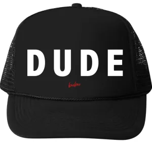 dude trucker hat